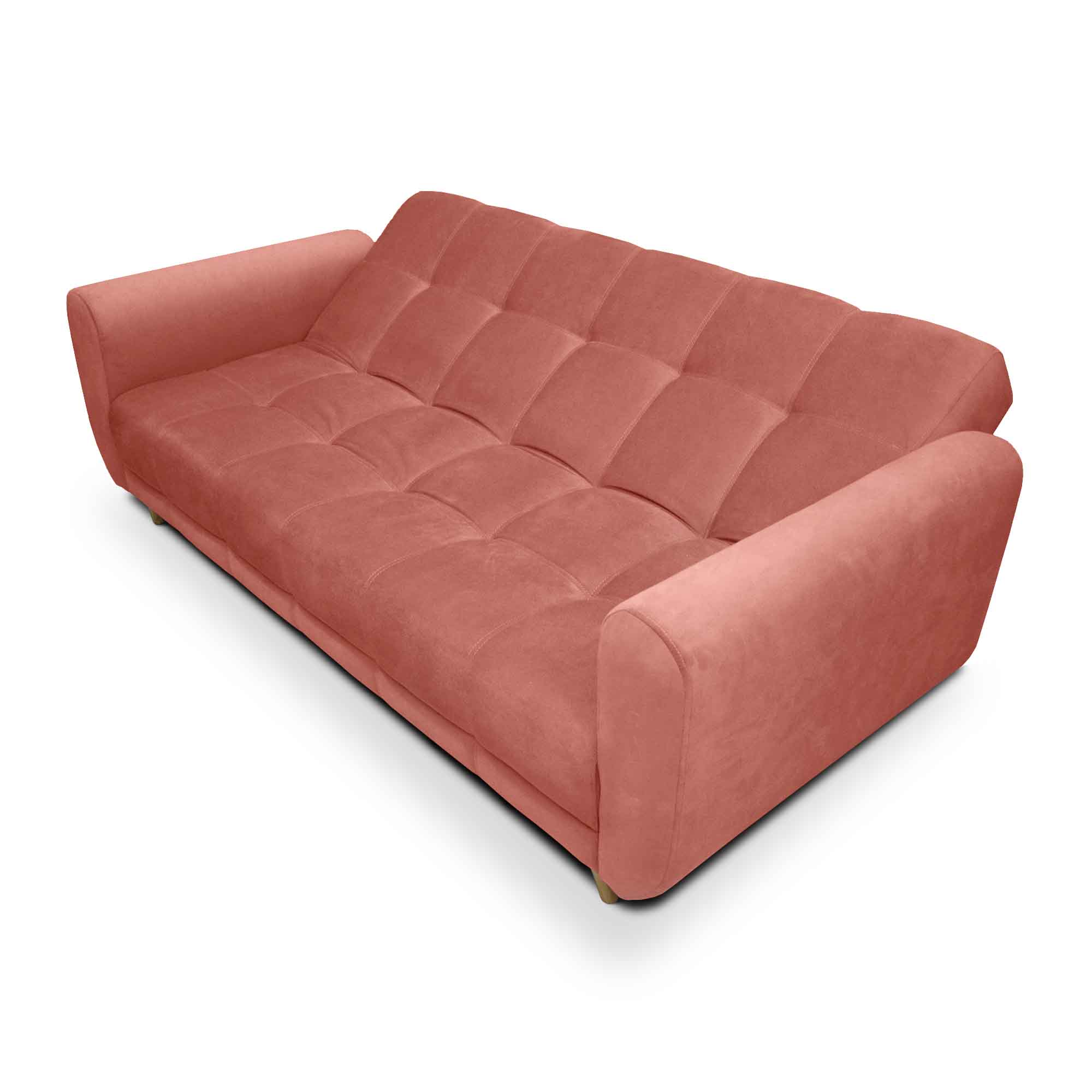 Sofa Cama Comfort Sistema Clic Clac Color Coral